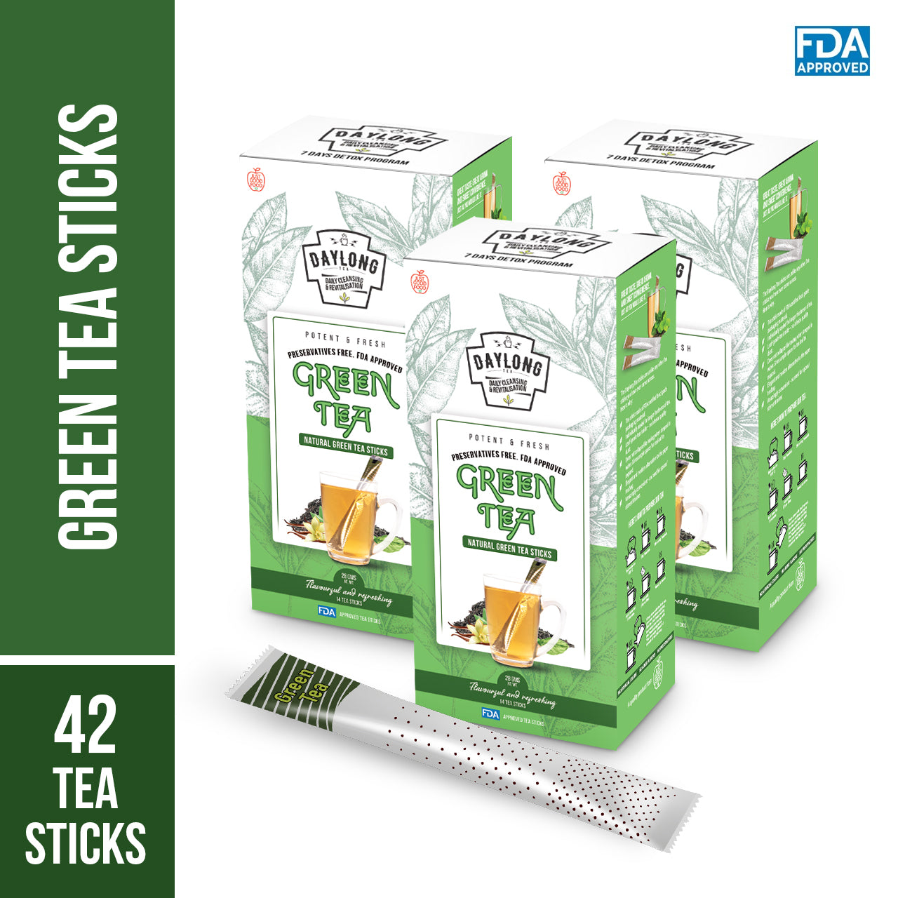 Green Tea Pack of 3