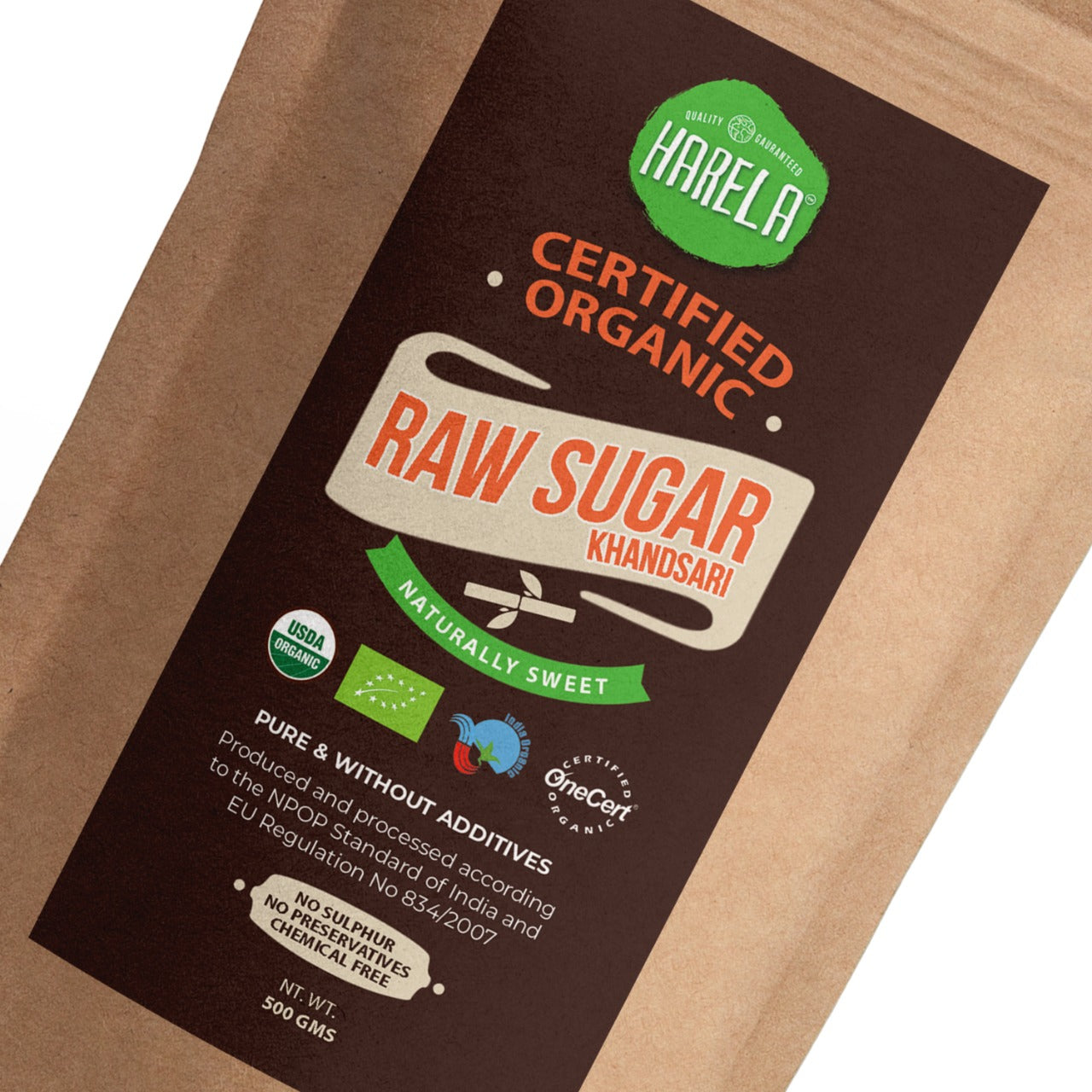 Certified Organic Raw Sugar (khandsari)